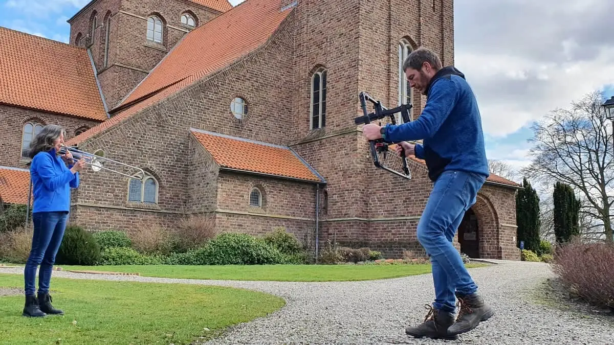 Cees als videograaf.